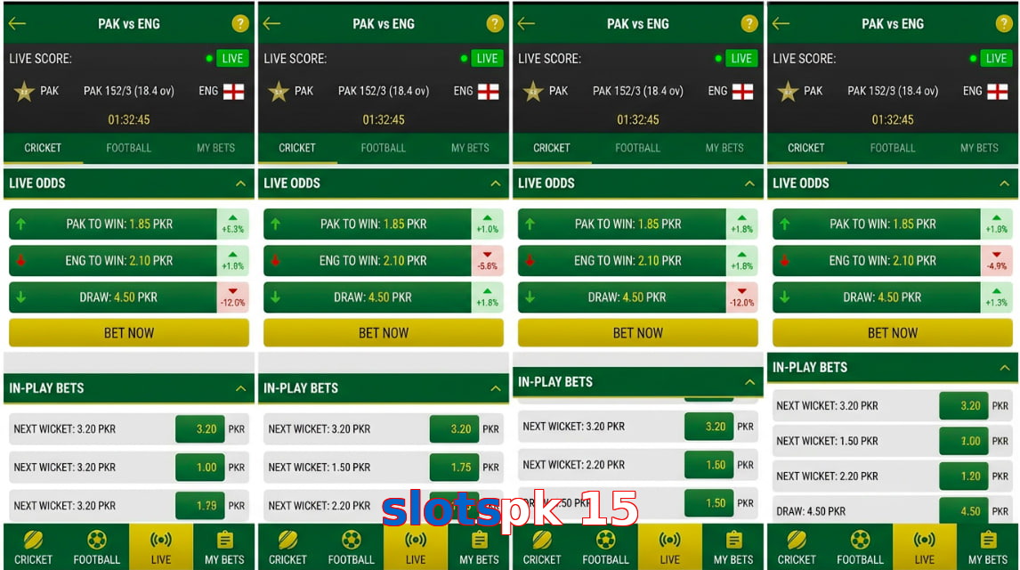 Game list for Slotspk 15 bet section