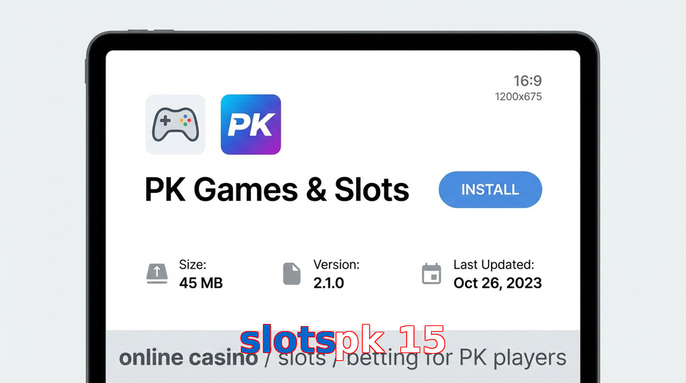 Game list for Slotspk 15 gameapk section
