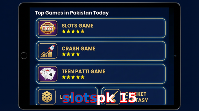 Payment and PKR controls in Slotspk 15