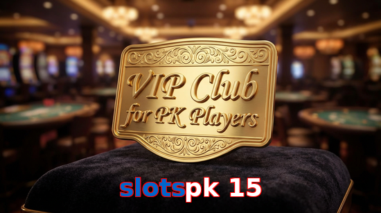 Main screen of Slotspk 15 vip page for PK players